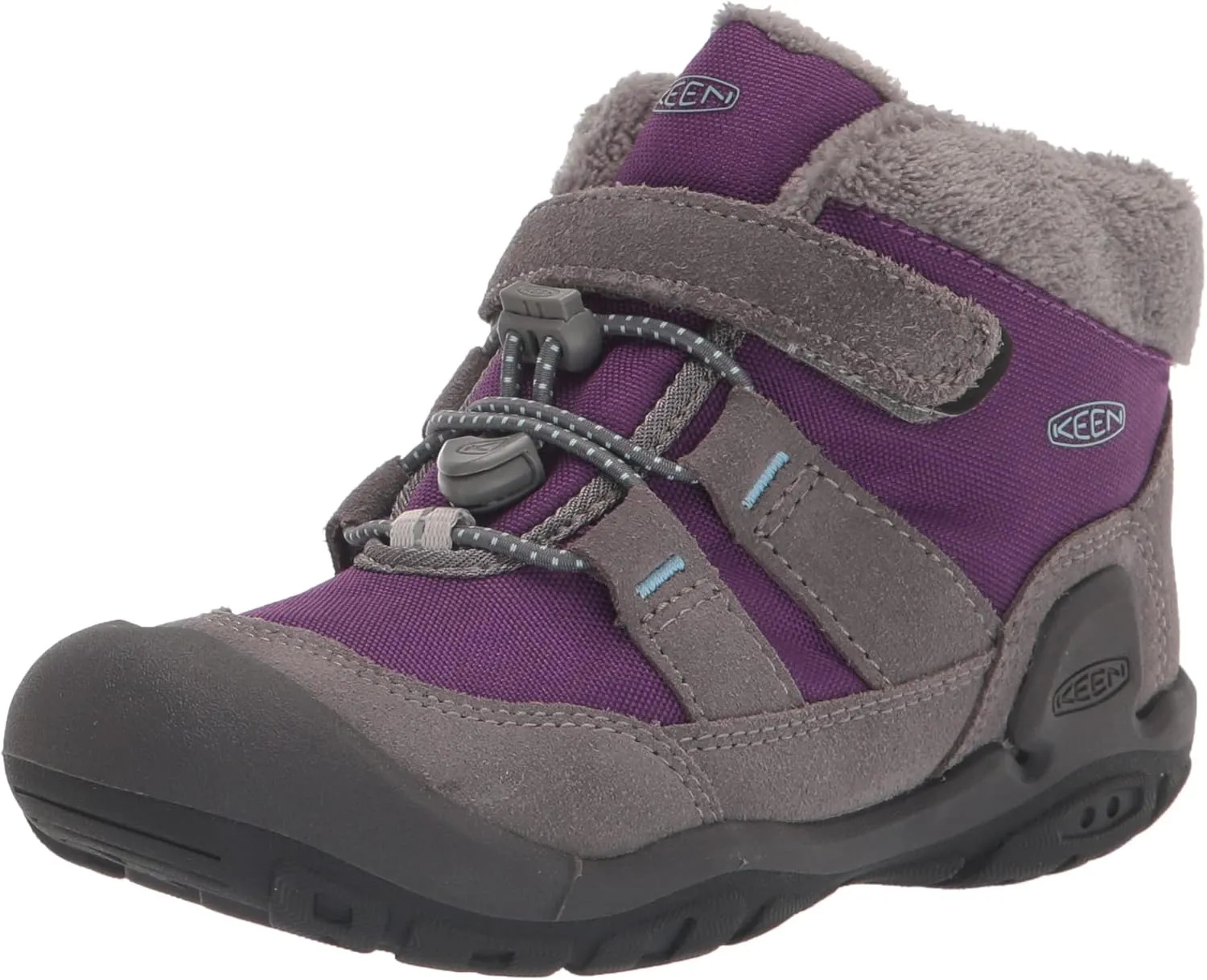 KEEN Kids' Knotch Chukka Mid Height Insulated Easy On Snow Boot