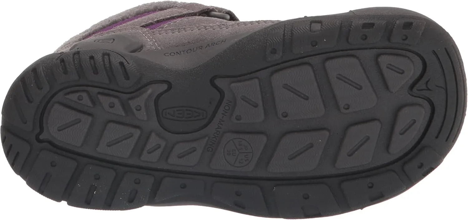 KEEN Kids' Knotch Chukka Mid Height Insulated Easy On Snow Boot