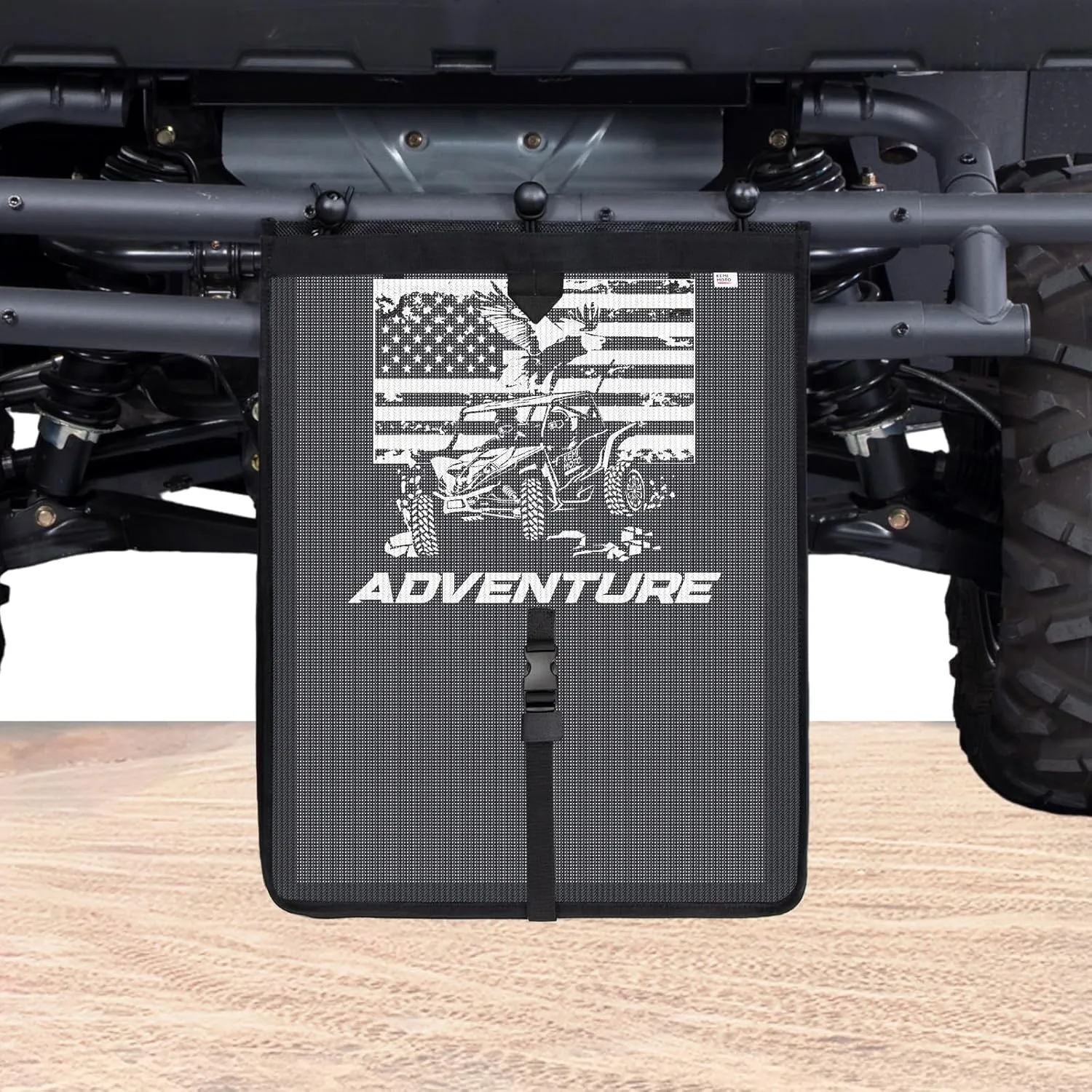 KEMIMOTO Universal Trash Sack Mesh Large Trash Bag for UTV ATV Portable Universal Accessories Compatible with Polaris RZR, Can-Am, CFMOTO, Teryx, Mule, Arctic Cat, Pioneer, Golf Cart, Boat