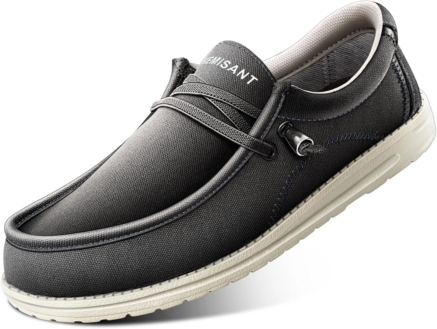 KEMISANT Men Slip On Shoes, Boat Shoes Sneaker Shoes Walking Shoes for Men Women Stretch Fit Lightweight