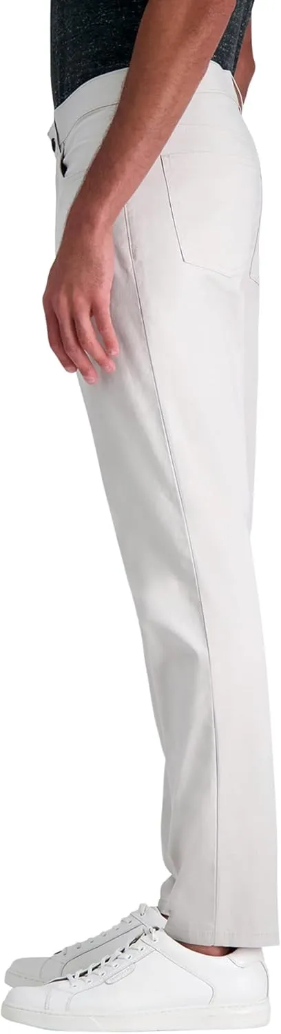 Kenneth Cole Men's Flex Waist Slim Fit 5 Pocket Casual Pant-Regular and Big and Tall