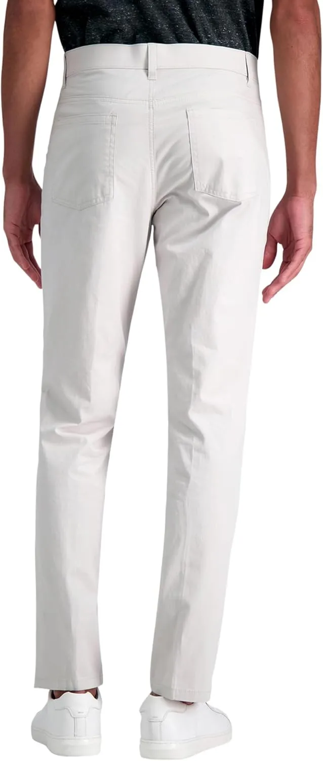 Kenneth Cole Men's Flex Waist Slim Fit 5 Pocket Casual Pant-Regular and Big and Tall