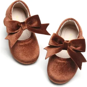 Kiderence Toddler Girls Dress Shoes Little Kids Mary Janes Ballet Flats Toddler