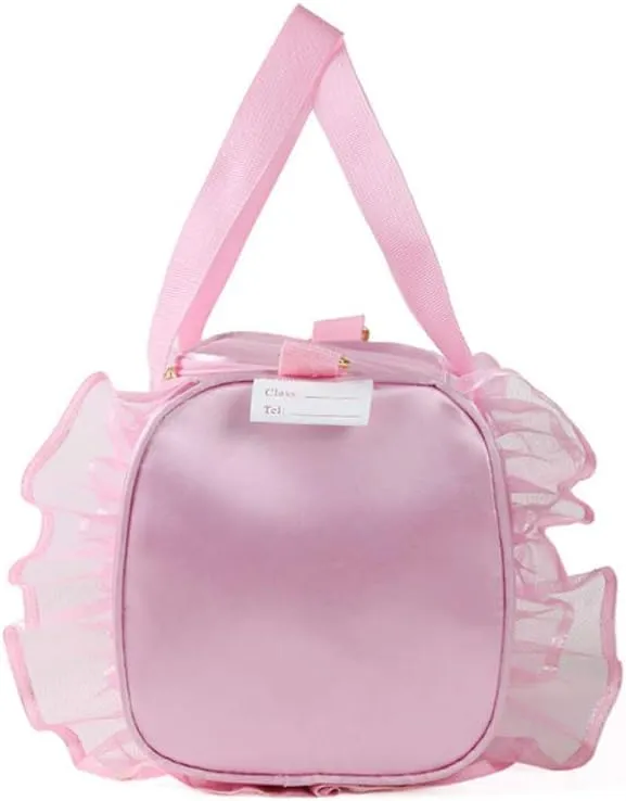 Kids Ballerina Dance Bag for Girls, Duffel is The Perfect Size for Ballet Class,Dance Recitals,Weekend Overnight, Short trips,Carry-on Size