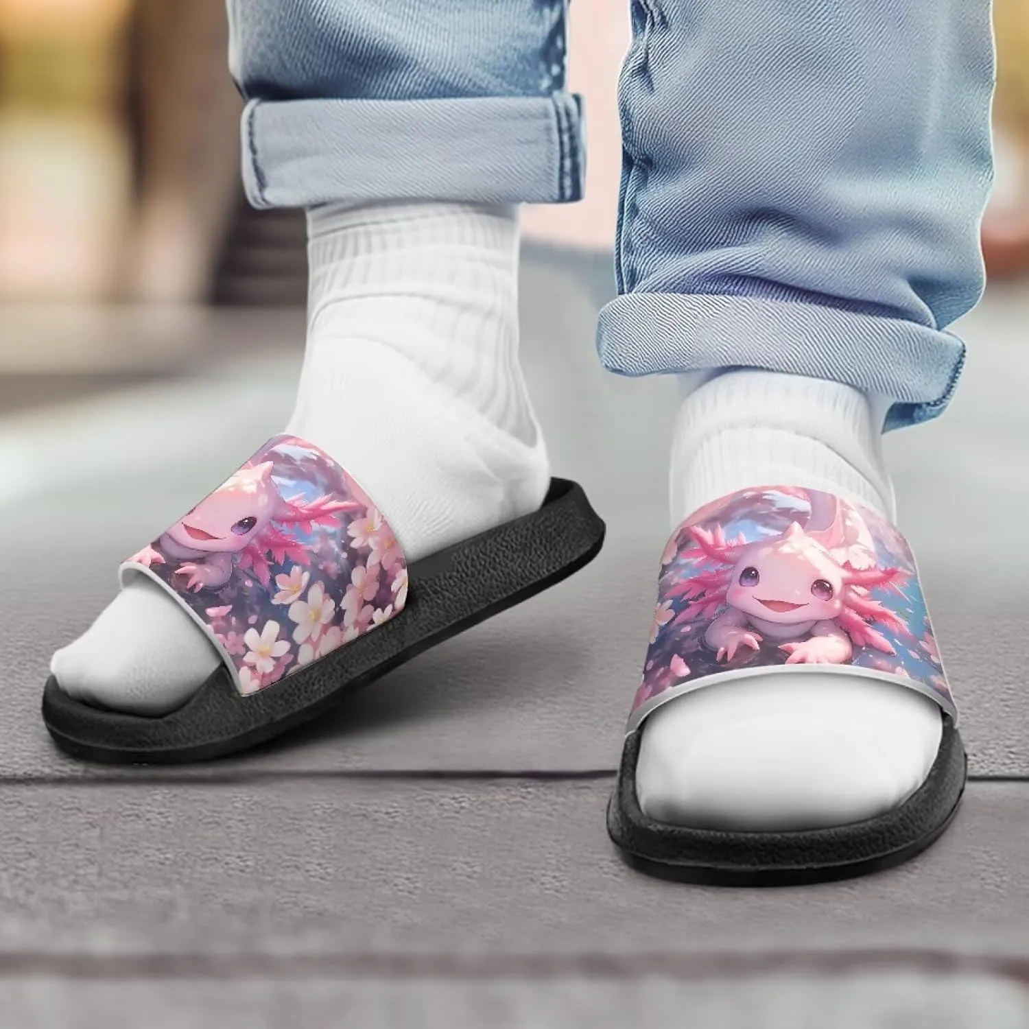 Kids Slides Slippers Waterproof Sandals for Girls & Boys Shower Shoes