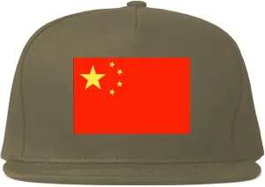 Kings Of NY China Flag Country Printed Snapback Hat Cap