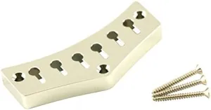 Kluson JG Custom Top Mount Tailpiece Brass Chrome