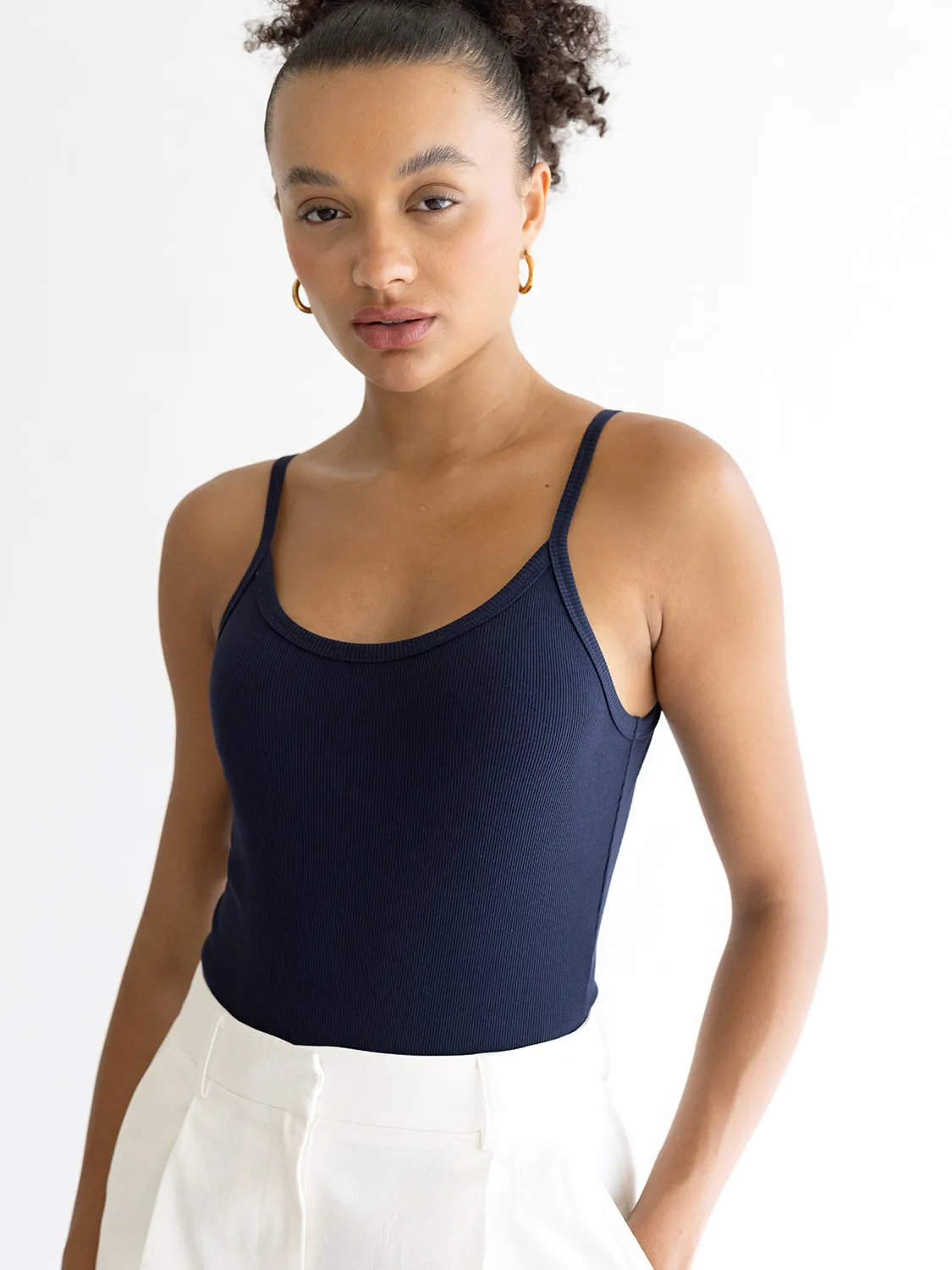 Knit Thin Strap Bodysuit