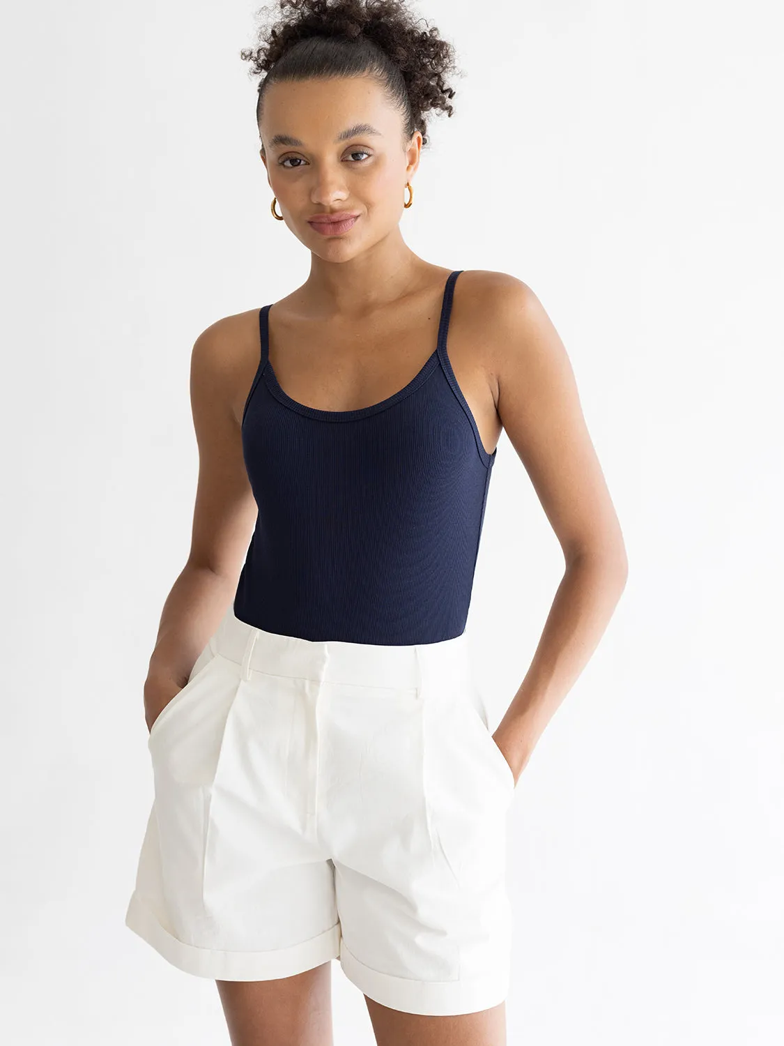 Knit Thin Strap Bodysuit