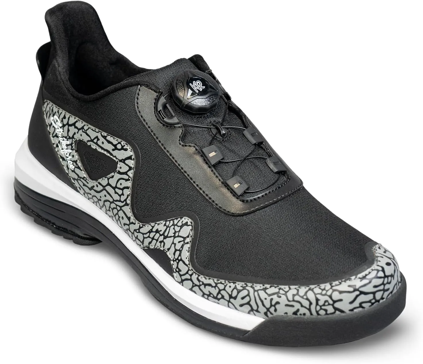 KR Strikeforce The TPC Gladiator Black/Stone High Performance Right Hand Men's Bowling Shoe