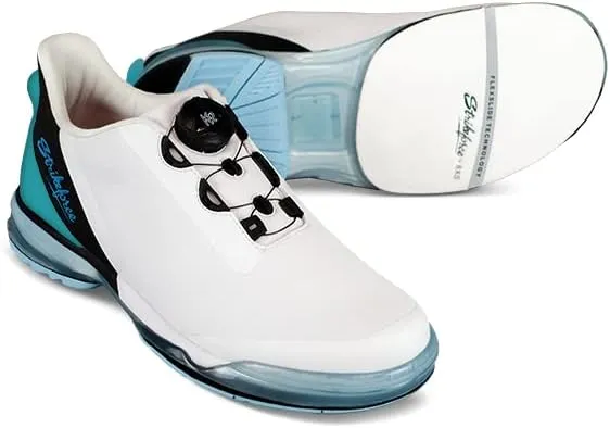 KR Strikeforce TPC Hype White/Black/Sky Right Hand Unisex Bowling Shoe