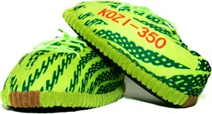 KZK KrazeKickz Sneaker Slippers for Adults - Fluffy Slides for Women & Men - Unisex