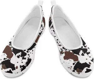 Ladies Slip on Loafer Shoes Womens Flats Shoes Ballet Pregnant Women Work Casual Comfortable White Sole