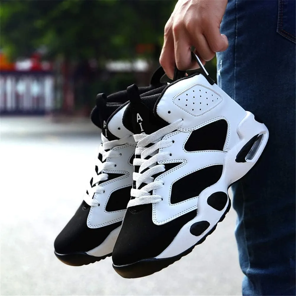 LEADER SHOW Men's Fashion Sneakers Breathable Athletic Gym Cushion Running Casual Sports Walking Shoes