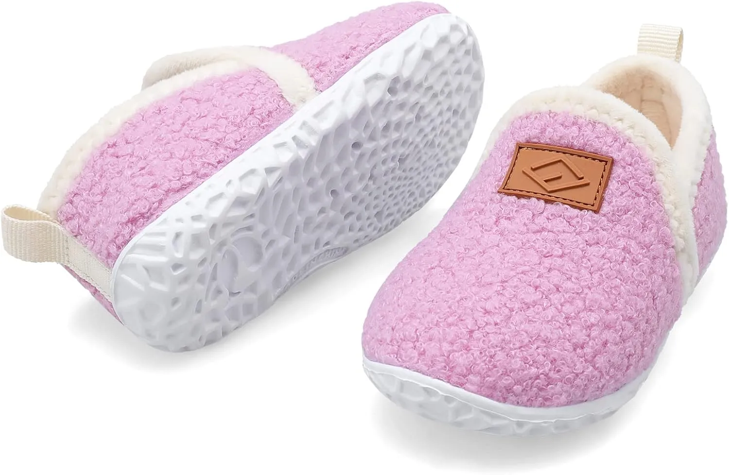 Lefflow Toddler Slippers Boys Girls House Shoes Slip on Baby Sock Shoes Lightweight Outdoor Walking Shoes