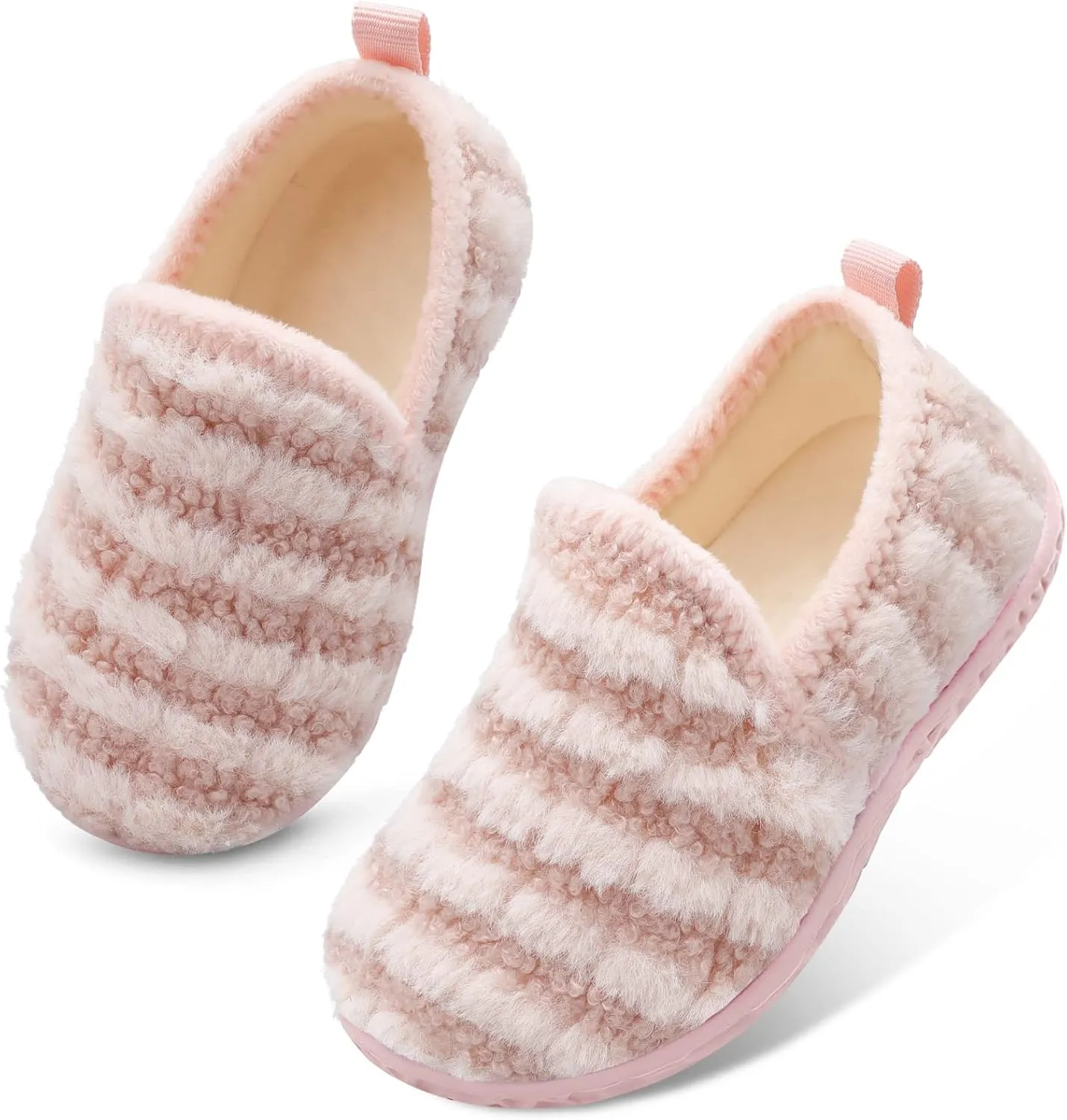 Lefflow Toddler Slippers Boys Girls House Shoes Slip on Baby Sock Shoes Lightweight Outdoor Walking Shoes