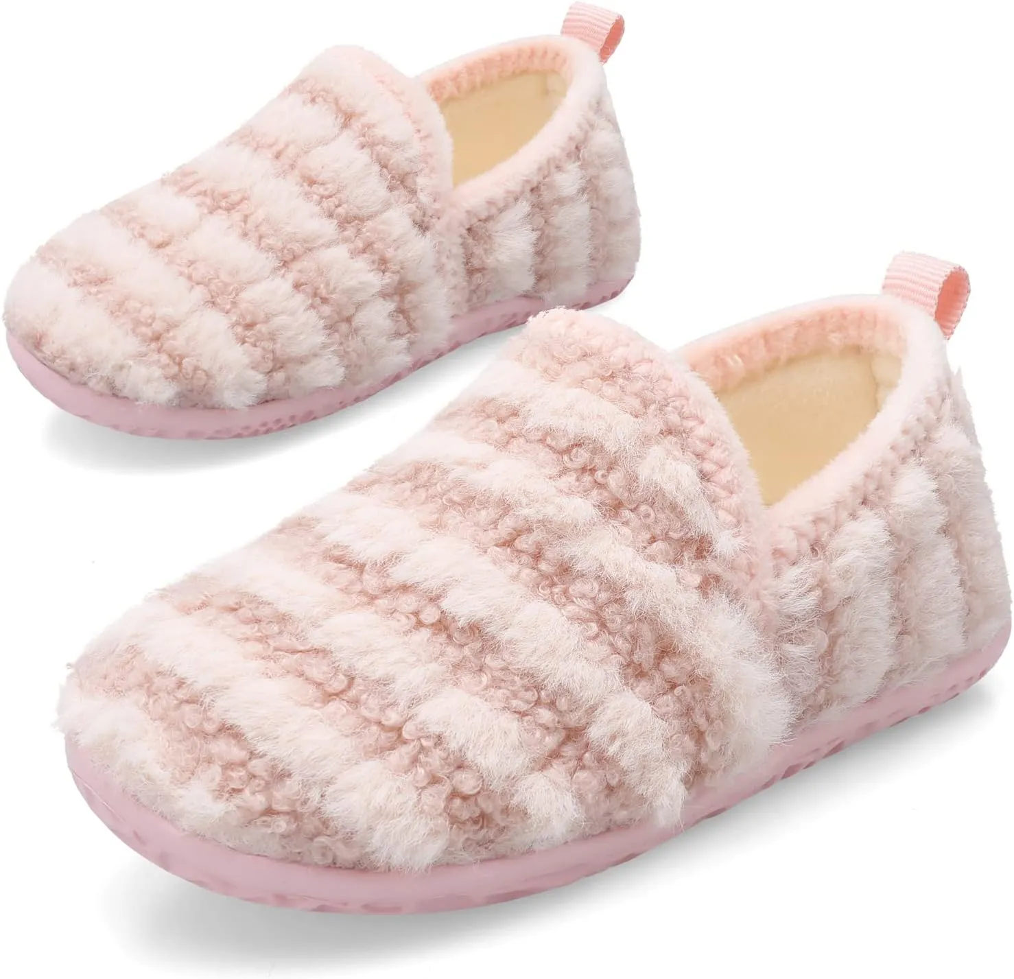 Lefflow Toddler Slippers Boys Girls House Shoes Slip on Baby Sock Shoes Lightweight Outdoor Walking Shoes