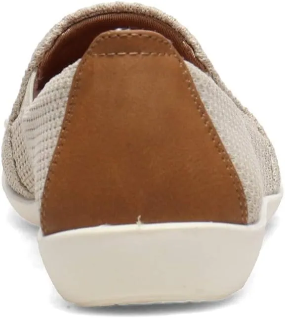 LifeStride Women's Next Level Slip-On Sneaker, Cream, 11 Wide
