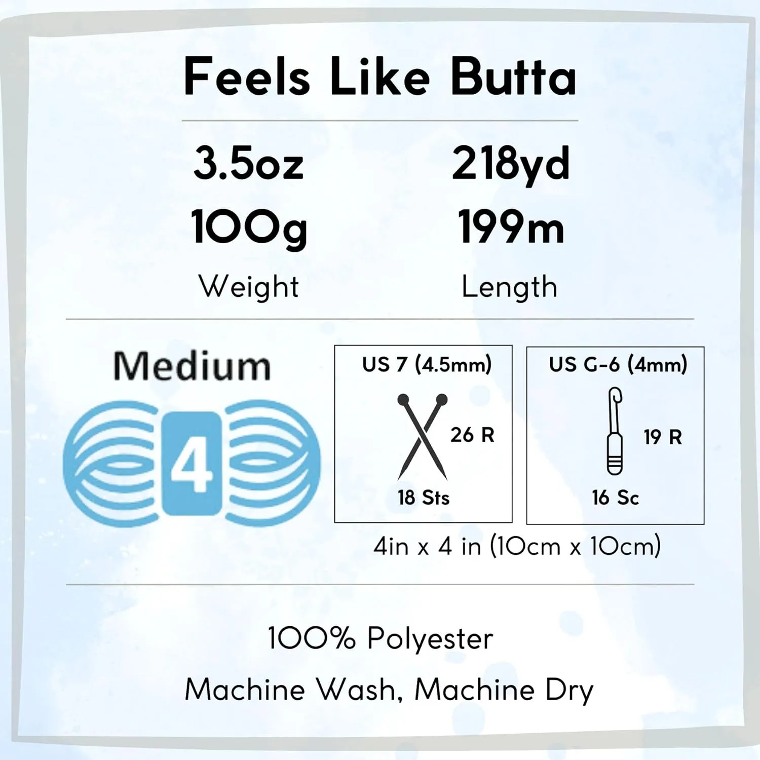 Lion Brand Feels Like Butta Dusty Blue 215-108 (3-Skeins - Same Dye Lot) Worsted Medium #4 Polyester Yarn for Crocheting and Knitting with Project Bag