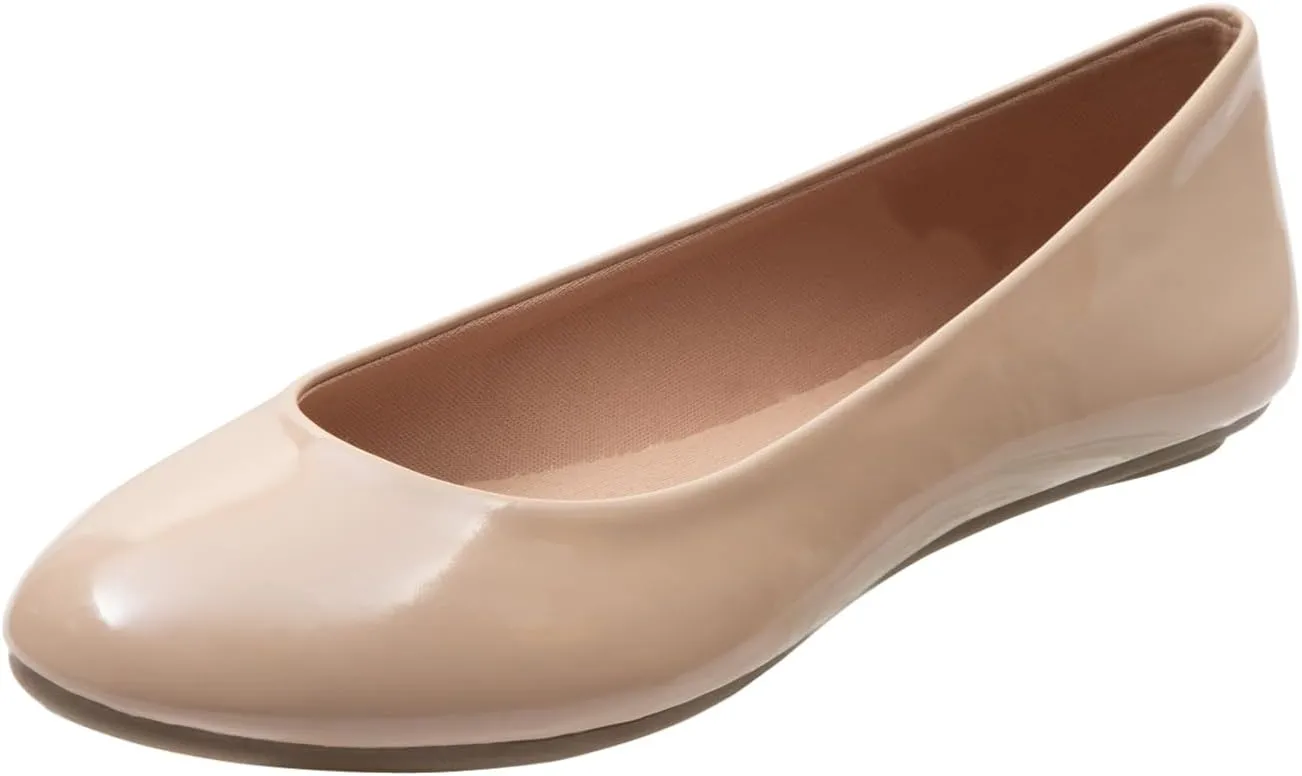Lower East Side Women's Patent Chelsea Round Toe Dress Casual Flats