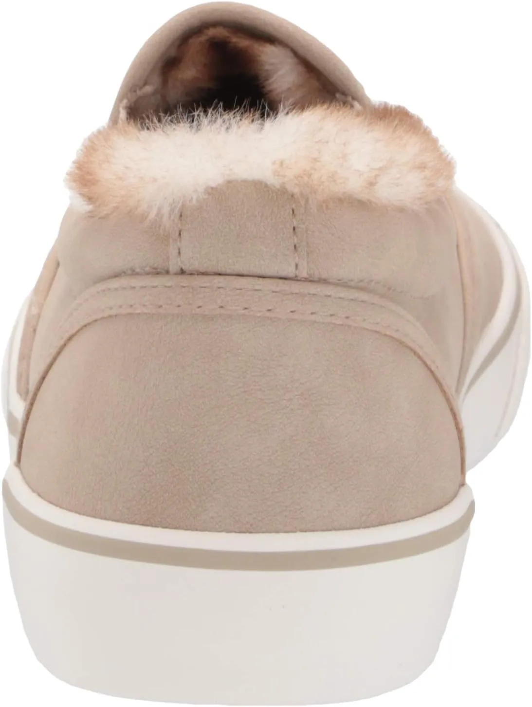Lugz Women's Clipper LX Faux Fur Classic Slip-on Sneaker