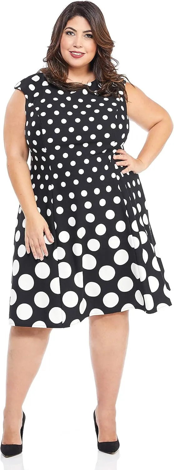 Maggy London Women's Plus Size Perfect Versatile Scuba Crepe Fit