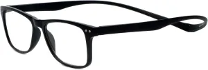 Magz Astoria Classic Square Reading Glasses Men Women Single Power Readers Neck Hanging Magnetic Snap It Rear Connecting