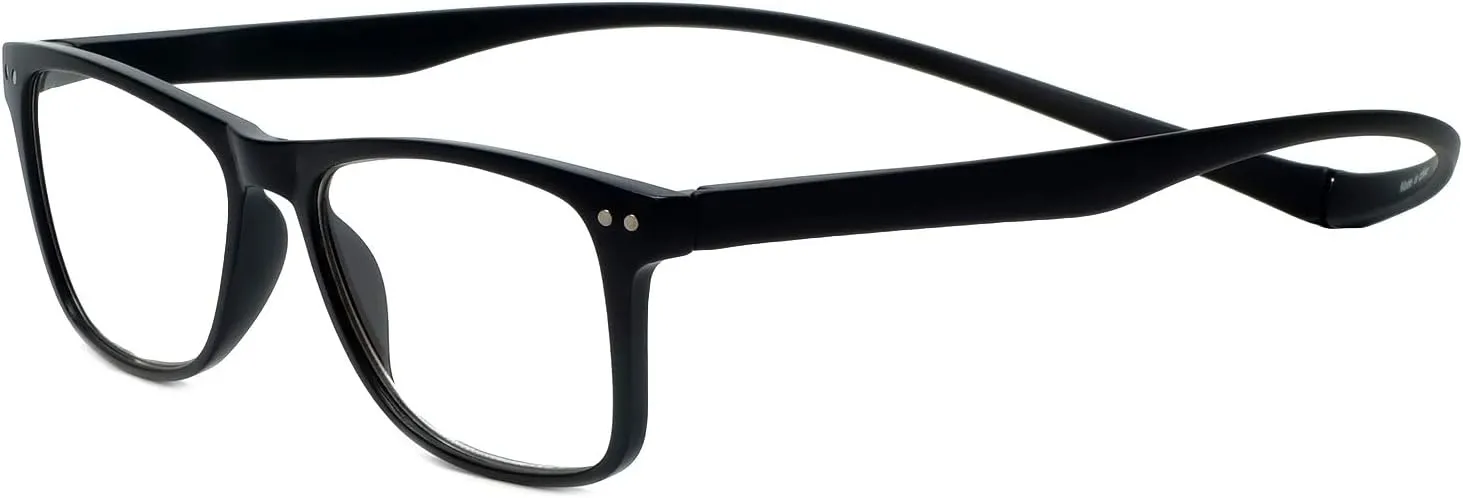 Magz Astoria Classic Square Reading Glasses Men Women Single Power Readers Neck Hanging Magnetic Snap It Rear Connecting