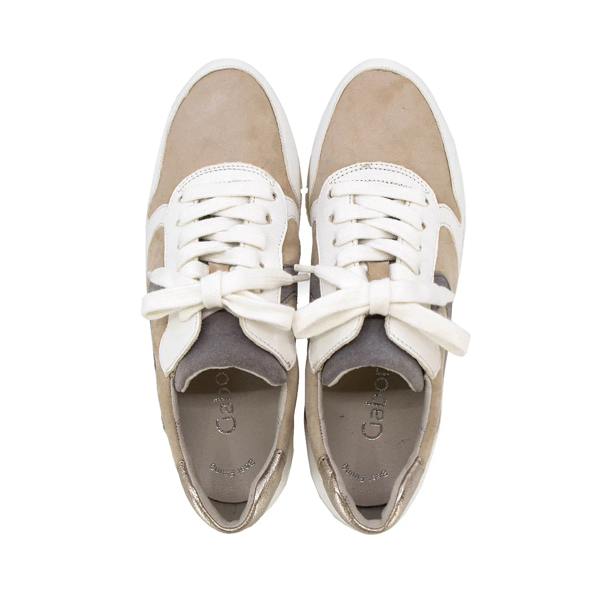 Maris Latte Combi Soft Walking Sneaker