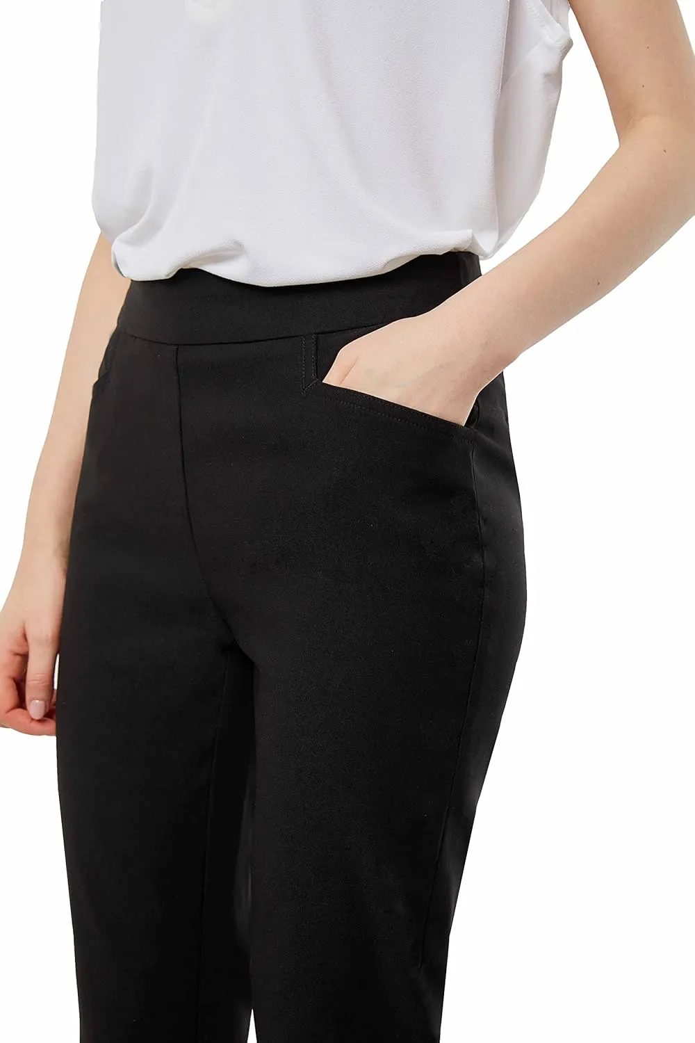May You Be Women’s Super Stretch Pull-On Millennium Ankle Pants…