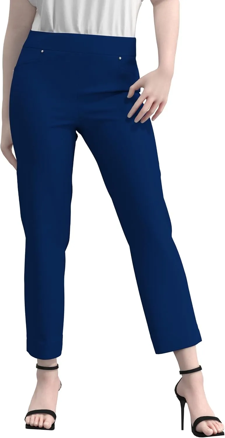 May You Be Women’s Super Stretch Pull-On Millennium Ankle Pants…