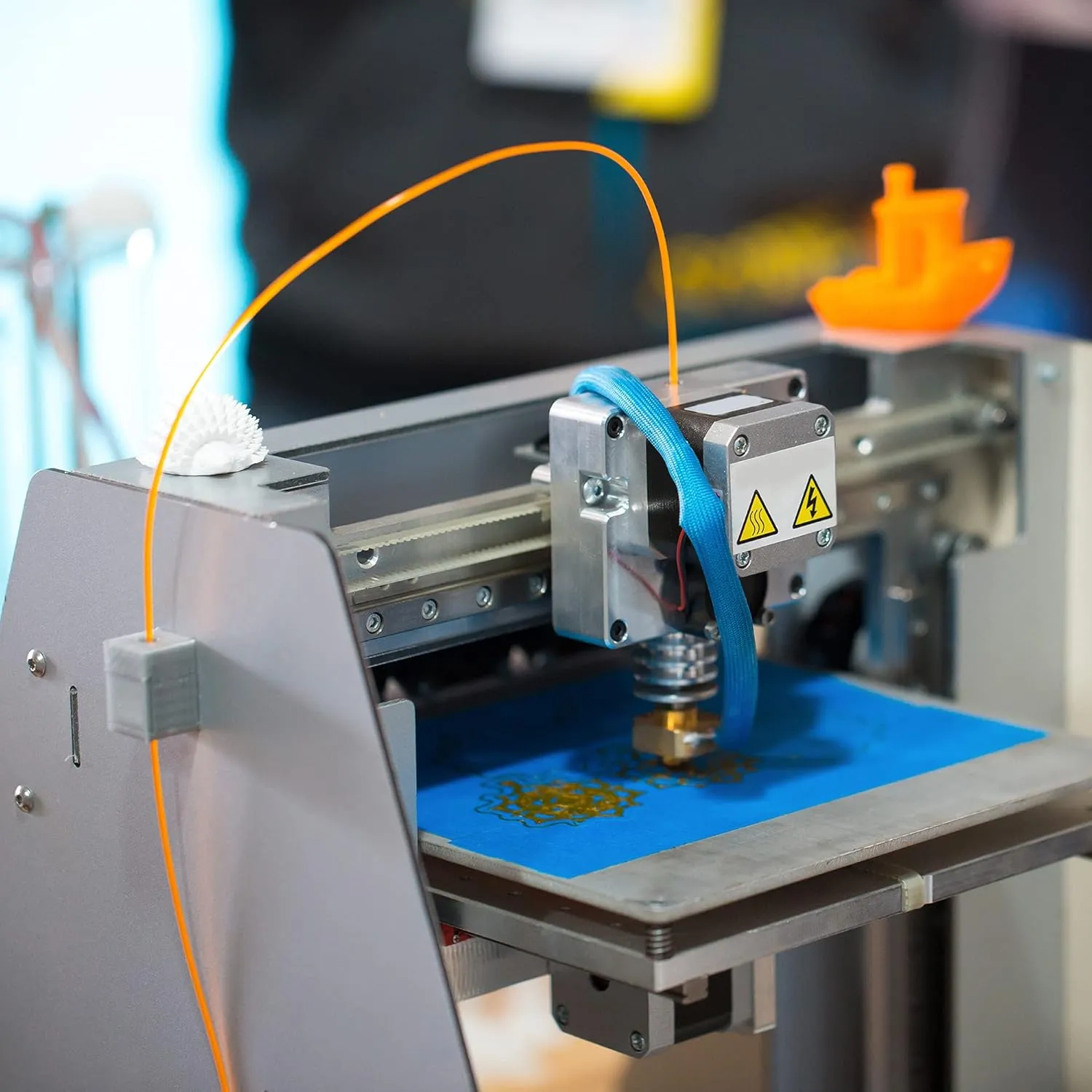 MECCANIXITY 1.75mm Filament TPU Orange 0.25KG Dimensional Accuracy  /- 0.05mm for 3D Printer
