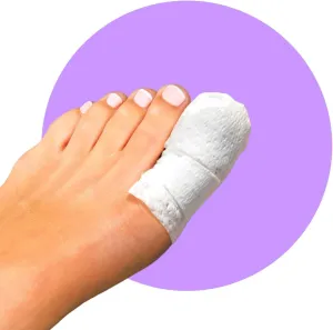 MediMitt ToeMitt Big Toe Bandages Non-Adhesive (Full Coverage Big Toe Bandage) (Without Absorbent Pad, Small (Pack of 10))