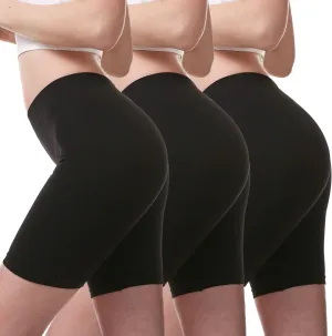 MELERIO Women's Slip Shorts, Comfortable Boyshorts Panties, Anti-chafing Spandex Shorts for Under Dress