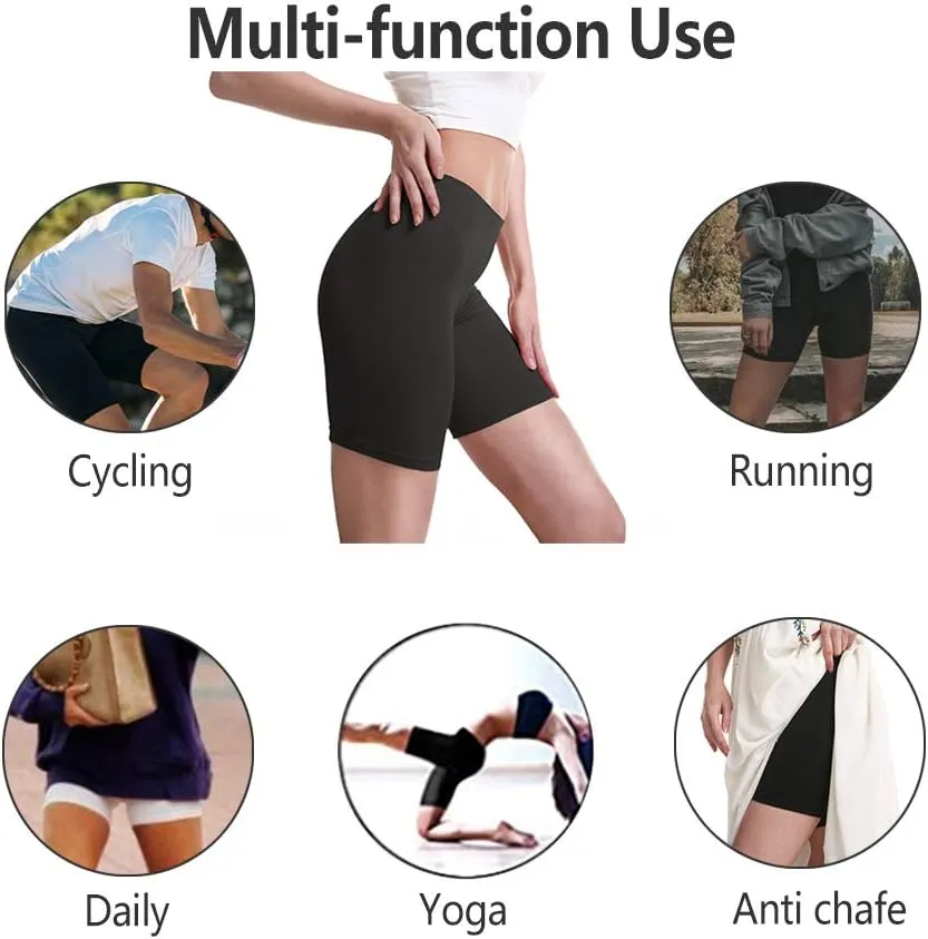 MELERIO Women's Slip Shorts, Comfortable Boyshorts Panties, Anti-chafing Spandex Shorts for Under Dress