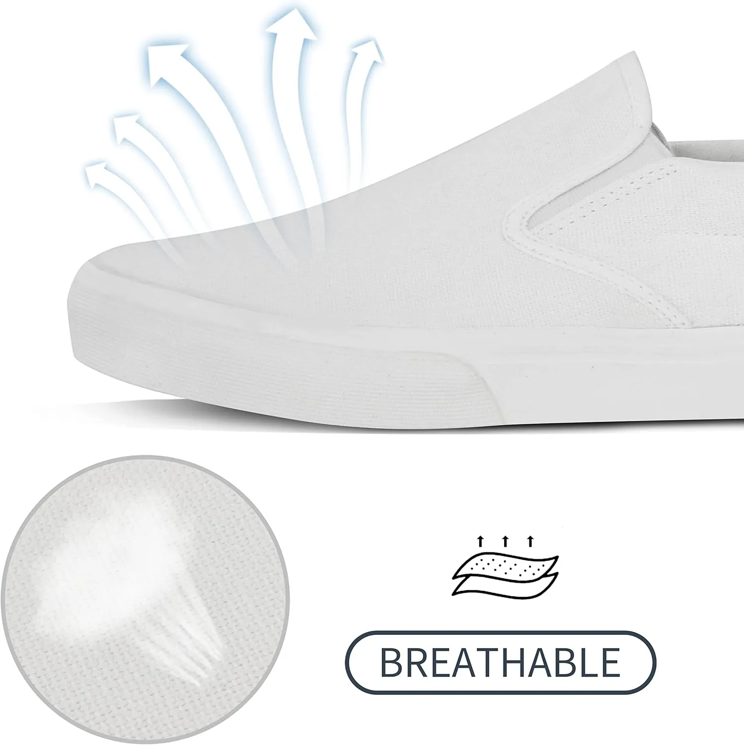 Men's Black Classic Low Top Shoes Canvas Fashion Sneaker with Soft Insole Causal Dress Shoes for Men Comfortable Walking Shoes