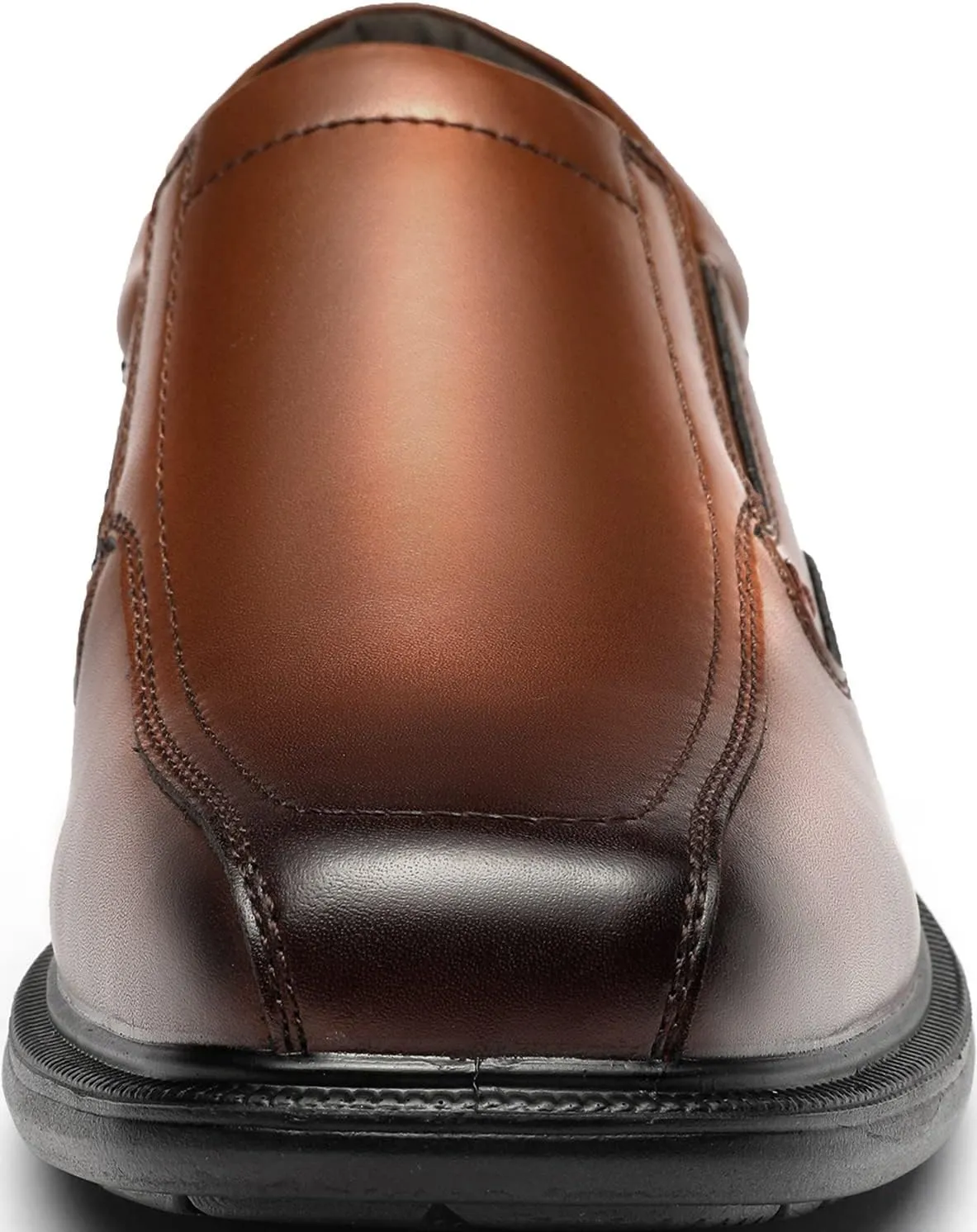 Men's Casual Slip-on Loafers Stretch Shoes Square Toe Wedding Dress Shoes Luxury Bussiness Office Shoes