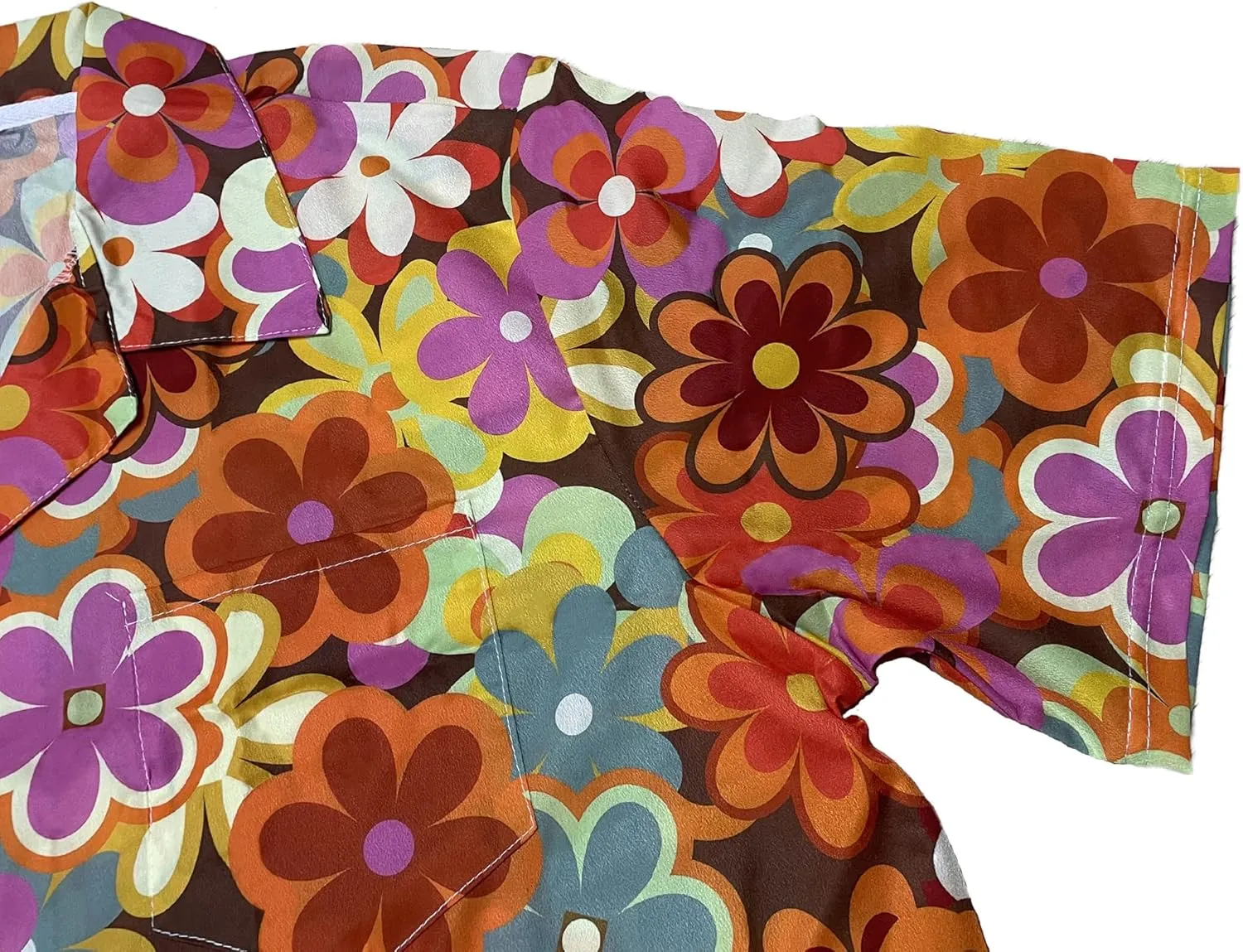 Mens Hawaiian Shirts Short Sleeve Button Up Beach Shirts