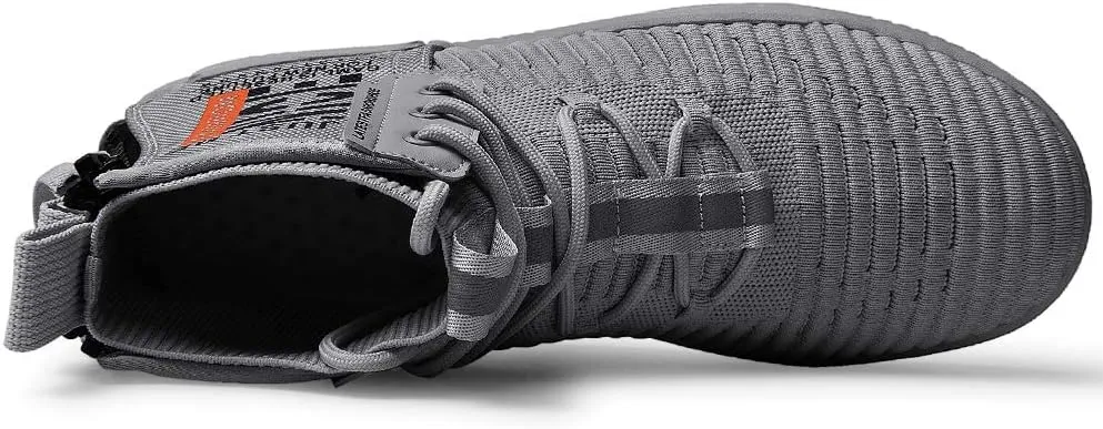 Men’s High Top Fashion Sneaker Casual Slip on Walking Shoes for Men