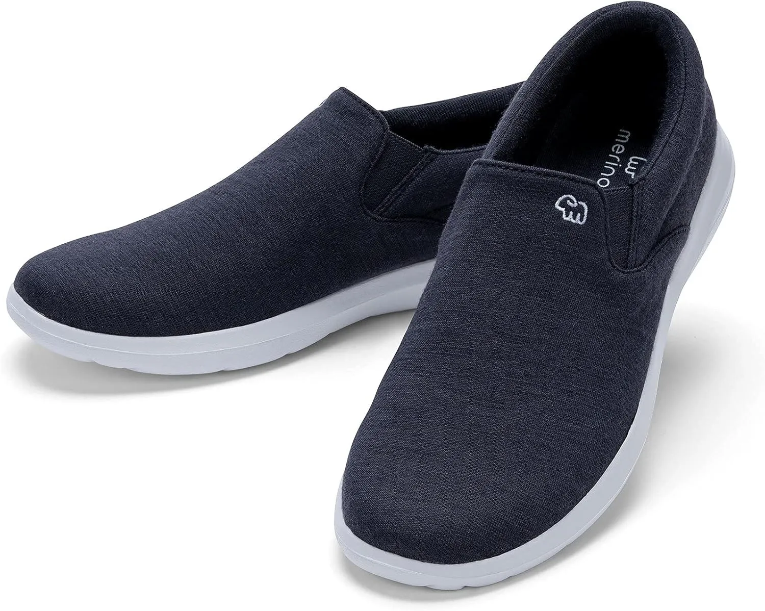 Merinos Women's Slip On Fashion Sneakers, Slide on Casual Shoe, Made with Australian Wool, Lightweight & Durable Tennis Shoes