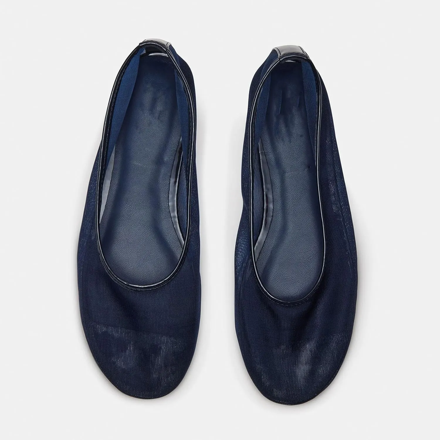 Mesh Ballet Flats for Women Cute and Fashionable Round Toe Design with Breathable Material for Easy Pull-On Wear