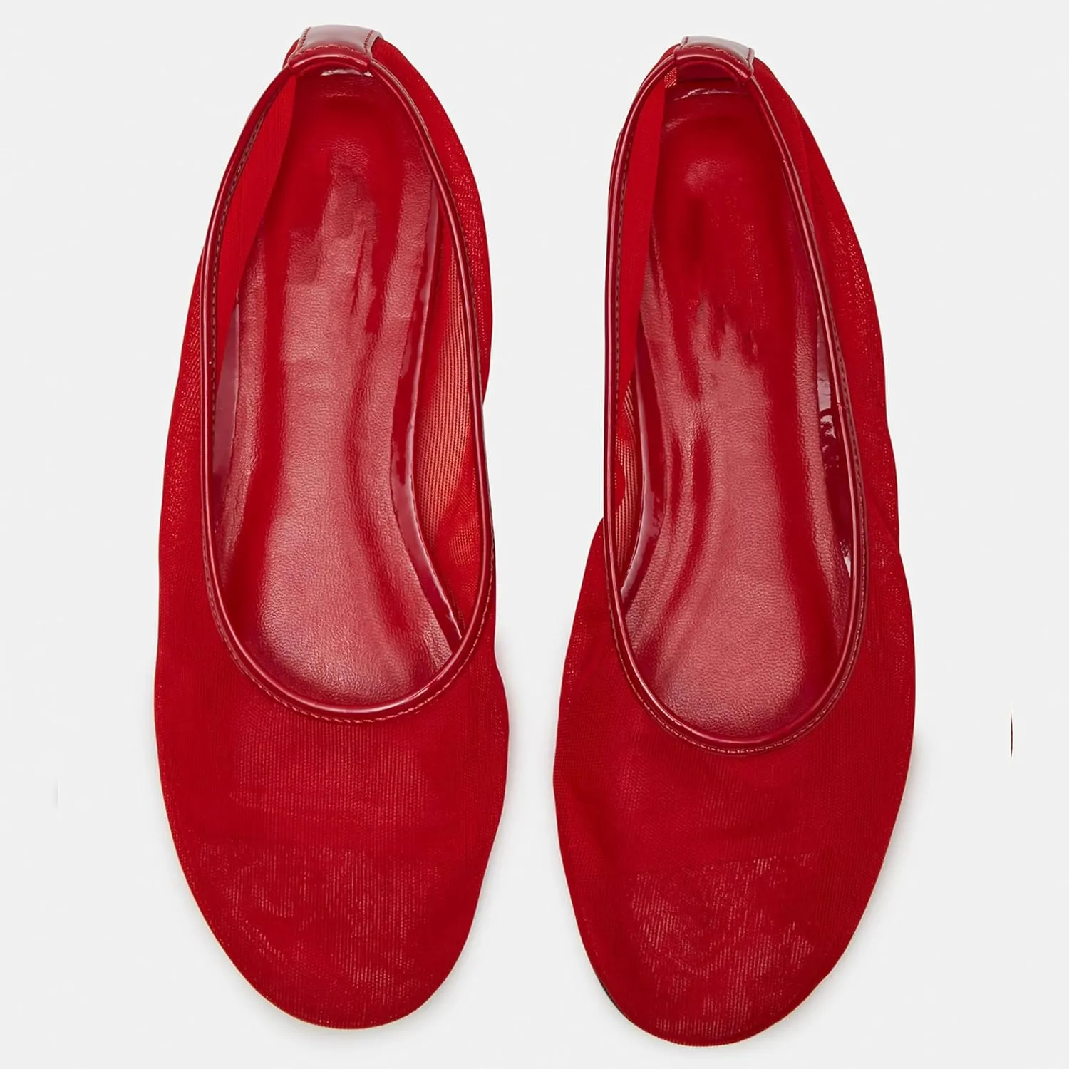 Mesh Ballet Flats for Women Cute and Fashionable Round Toe Design with Breathable Material for Easy Pull-On Wear
