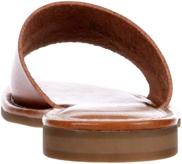Michael By Michael Shannon Demi - Women's One Band Faux Leather Slip On Flat Slide Sandals