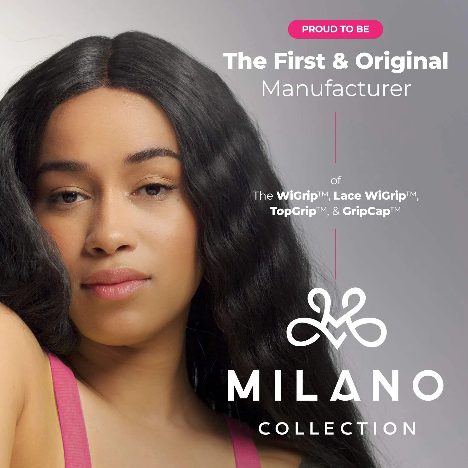 MILANO COLLECTION WiGrip, The Original Comfort Grip Band, Adjustable Wig Bands for Women Provides Glueless Support, Non-Slip Wig Grip Headbands for Women Tension-Free, One Size Fits All, Black, 3 Pack