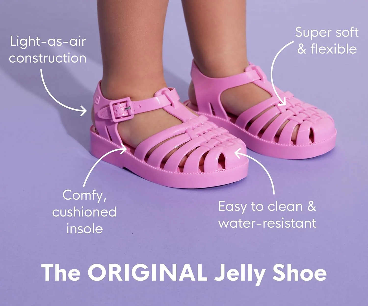 mini melissa Girl's Sweet Love   Disney Princess Jelly Ballet Flat for Kids - Jelly Ballerina Shoes for Girls, Disney-Inspired Ballet Flat