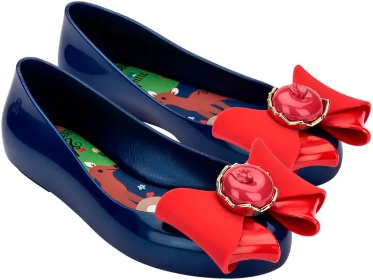 mini melissa Girl's Sweet Love   Disney Princess Jelly Ballet Flat for Kids - Jelly Ballerina Shoes for Girls, Disney-Inspired Ballet Flat