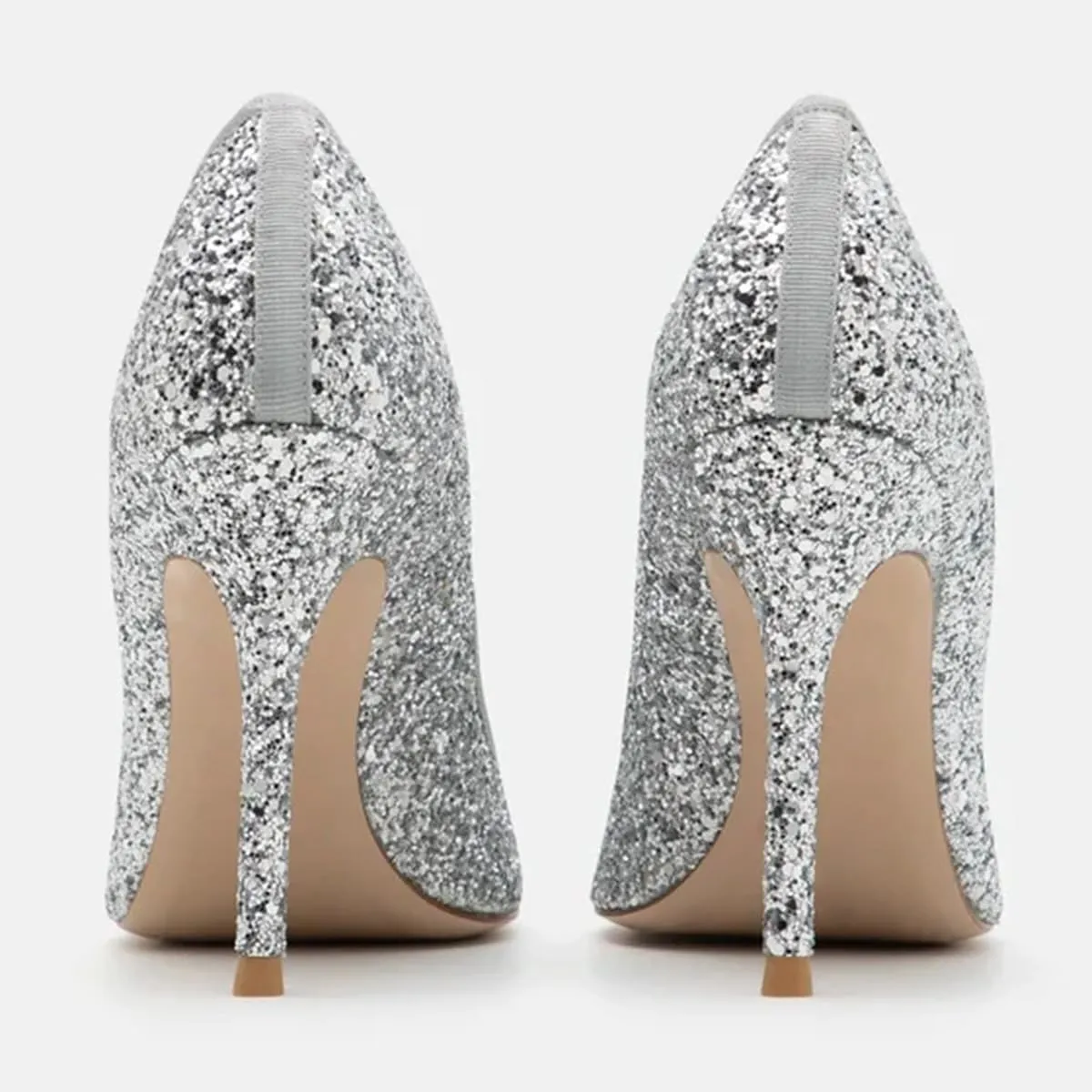 miss left Women Elegant Stiletto High Heel Bow Round Toe Satin Pumps Slip on Wedding Prom Party Dress Formal Shoes Size 4-16 US