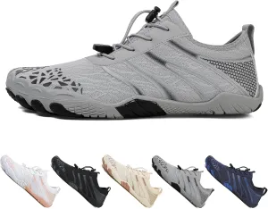 MOCHINI Hike Barefoot Shoes Grounded Footwear for Womens Men Non-Slip Wide Toe Neuropathy Beach Pool Aqua Swimming Surf Hiking Walking Quick Dry Water Shoes