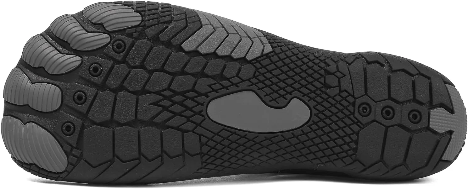 MOCHINI Hike Barefoot Shoes Grounded Footwear for Womens Men Non-Slip Wide Toe Neuropathy Beach Pool Aqua Swimming Surf Hiking Walking Quick Dry Water Shoes
