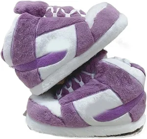 MOLERFO Sneaker Slippers Non Slip Sole Indoor House Plush Slippers Unisex Indoor Floor Cotton Shoes